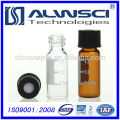 Free sample 2ml screw tubular vial chromatography glass vial